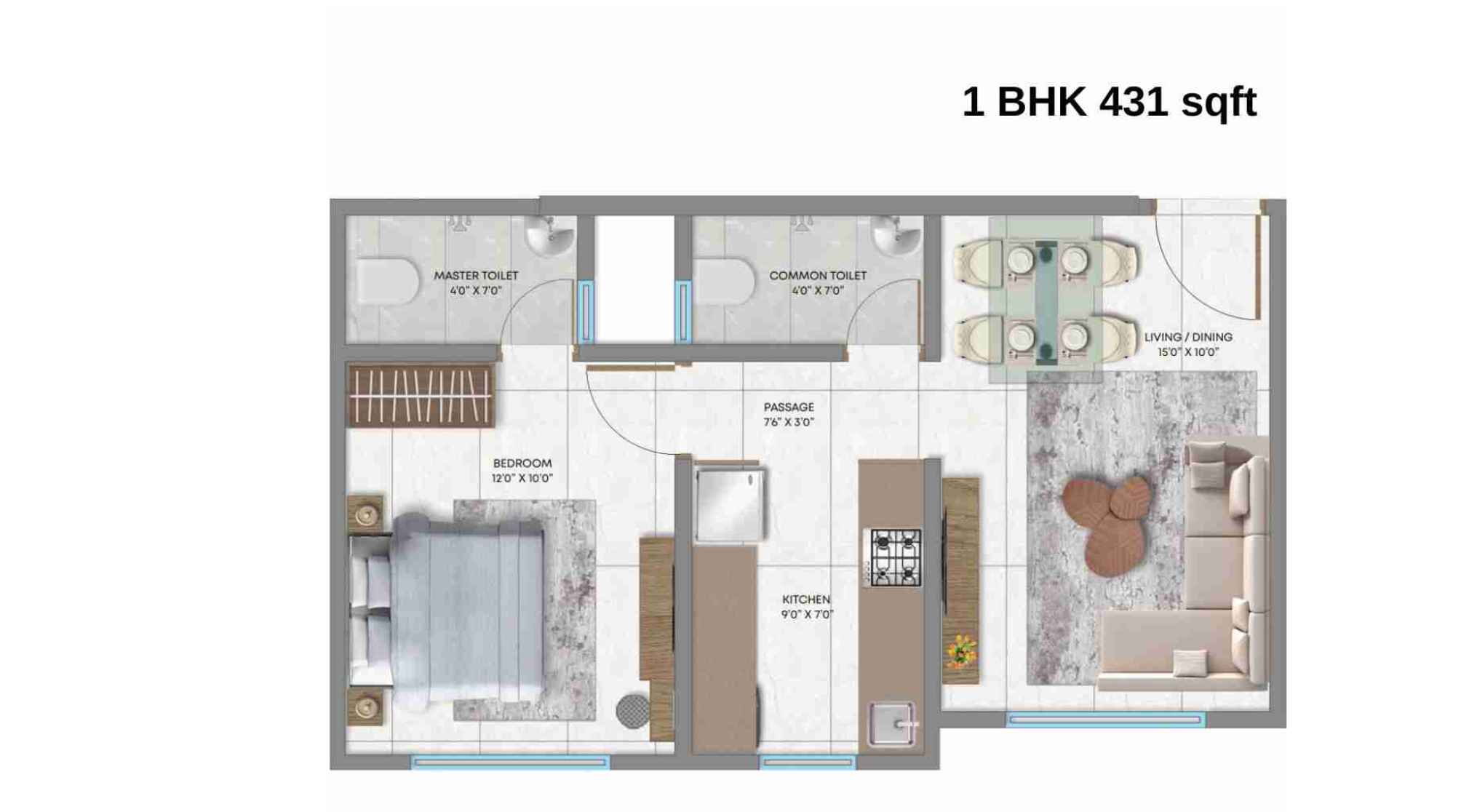 Crescent-Silverwoods-Floor-Plan-1-BHK-431-sqft
